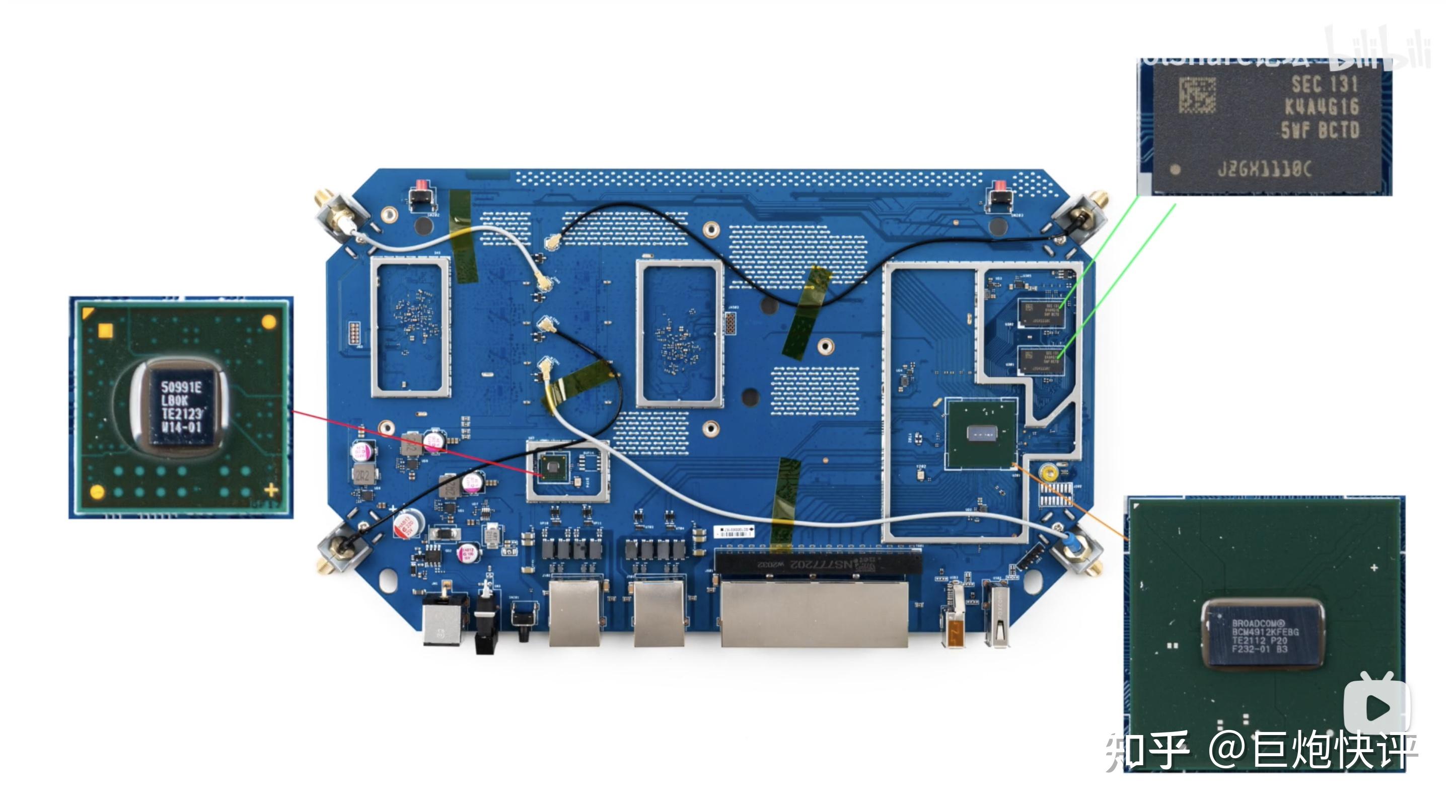 既然无法自己拆解,就借鉴其他大神的评测,找到了koolshare在b站做过的