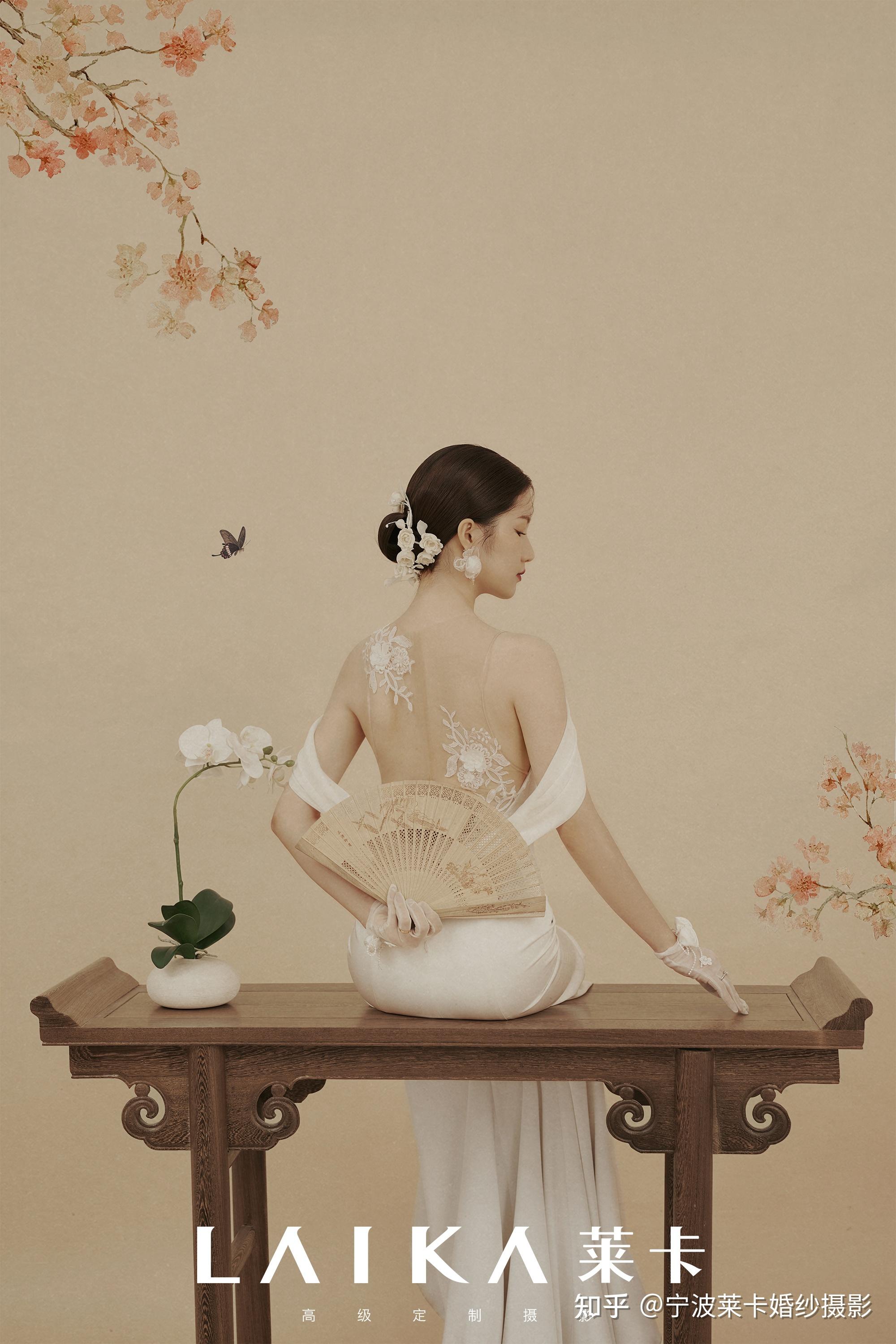 展现东方古韵中国风的工笔画婚纱照越来越受欢迎!