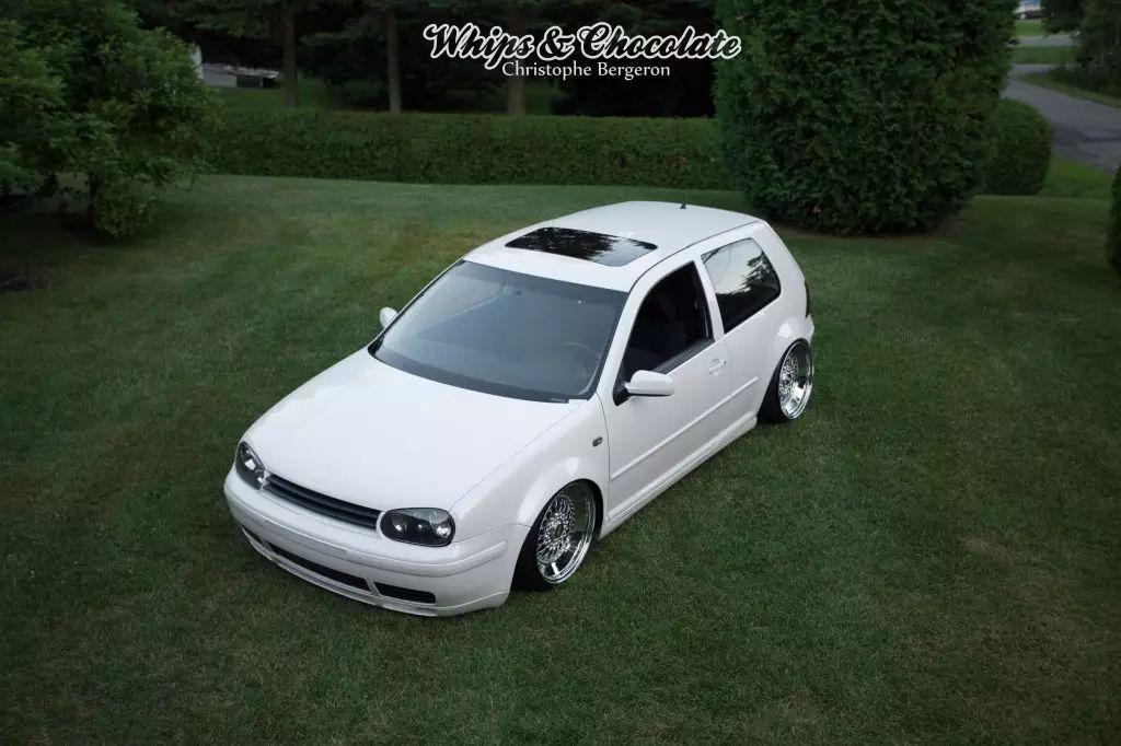 低调的两门老钢炮高尔夫mk4改装案例丨玩车志