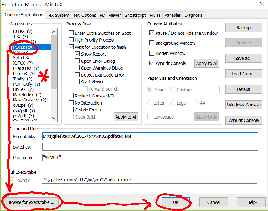 把ctex删除后,winedt9在texlive2015,无法正常运