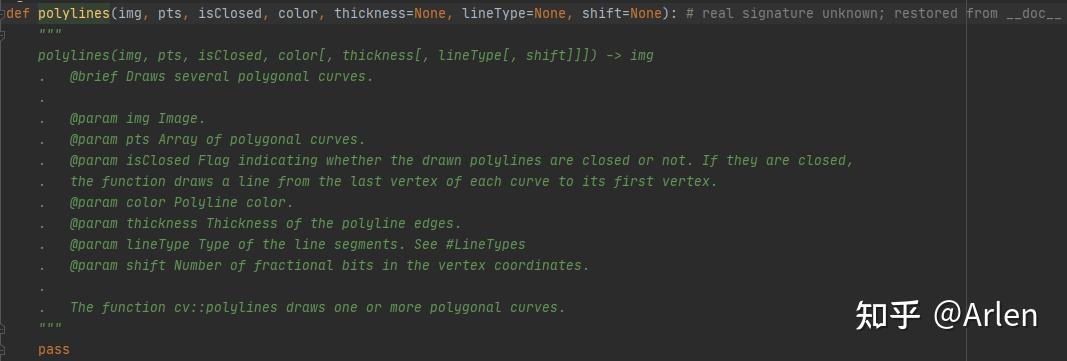 【Python学习蝴蝶书】第三章 初探OpenCV18-绘图(曲线) - 知乎