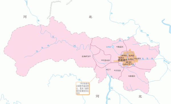 建国以来,北京市行政区划沿革地图详解(1949-1999) - 知乎
