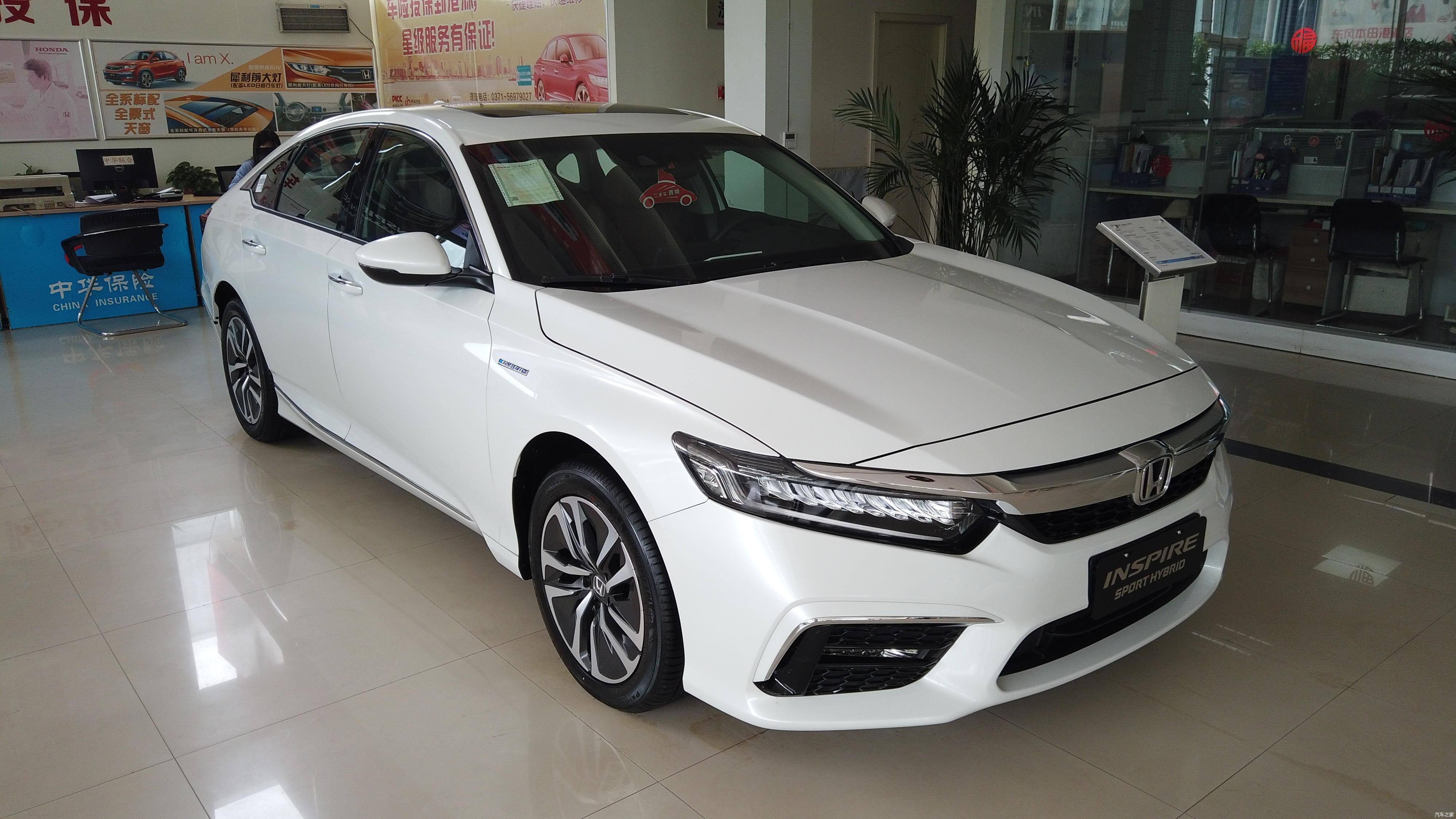 到店实拍活在雅阁的背影中东风本田inspire英诗派也很强