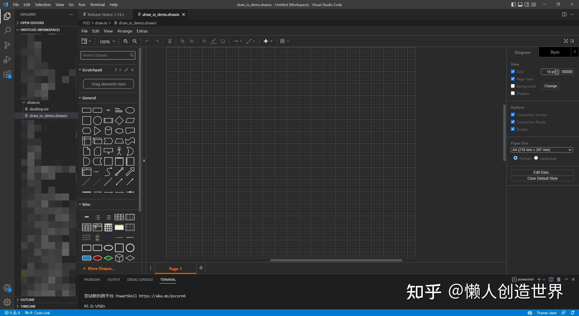 Vs code draw io 