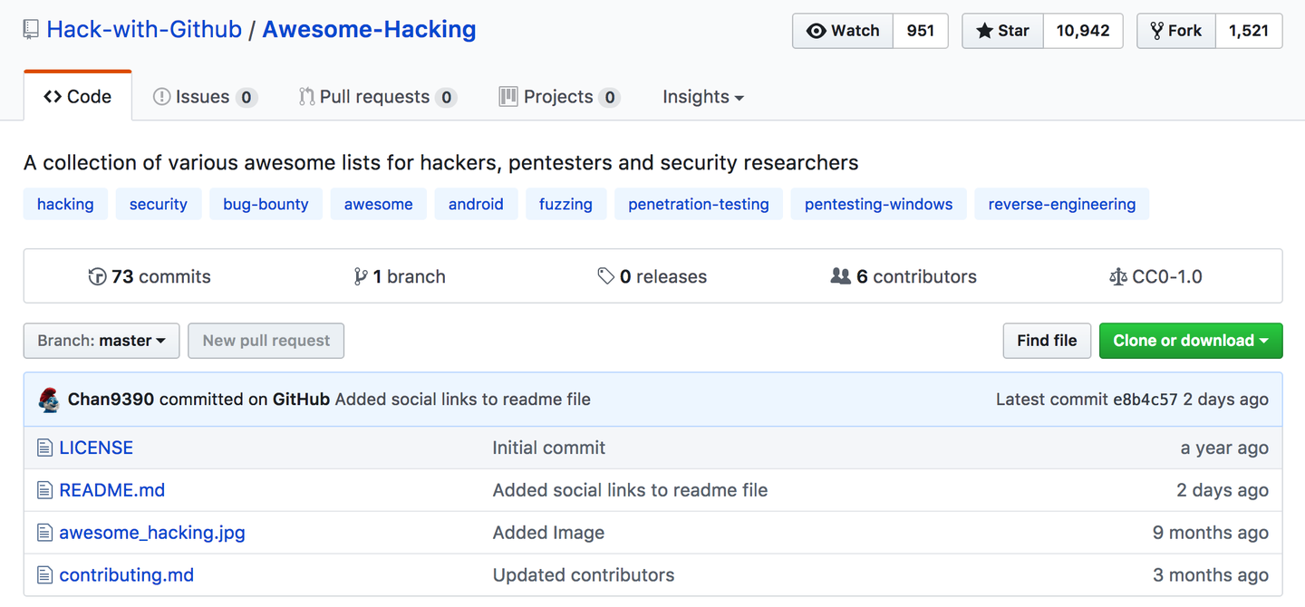 GitHub 万星推荐：黑客成长技术清单- 知乎