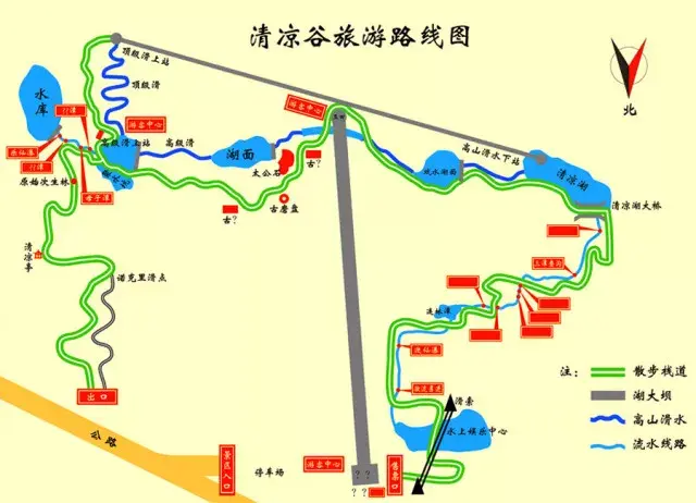 清凉谷景区六大景观特色,奇峰,异石,潭瀑,烟云,森林,古迹,不但构成了