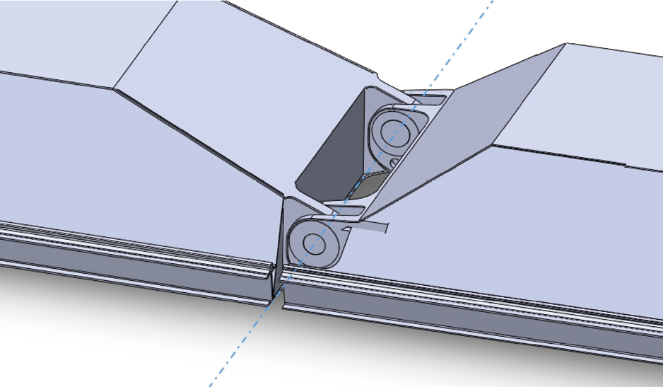 鹅颈式,单箱梁,双箱梁及桁架式岸桥等;按铰点形式不同可分成单铰点,双