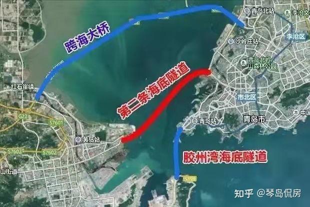 青岛第二条海底隧道最新公示