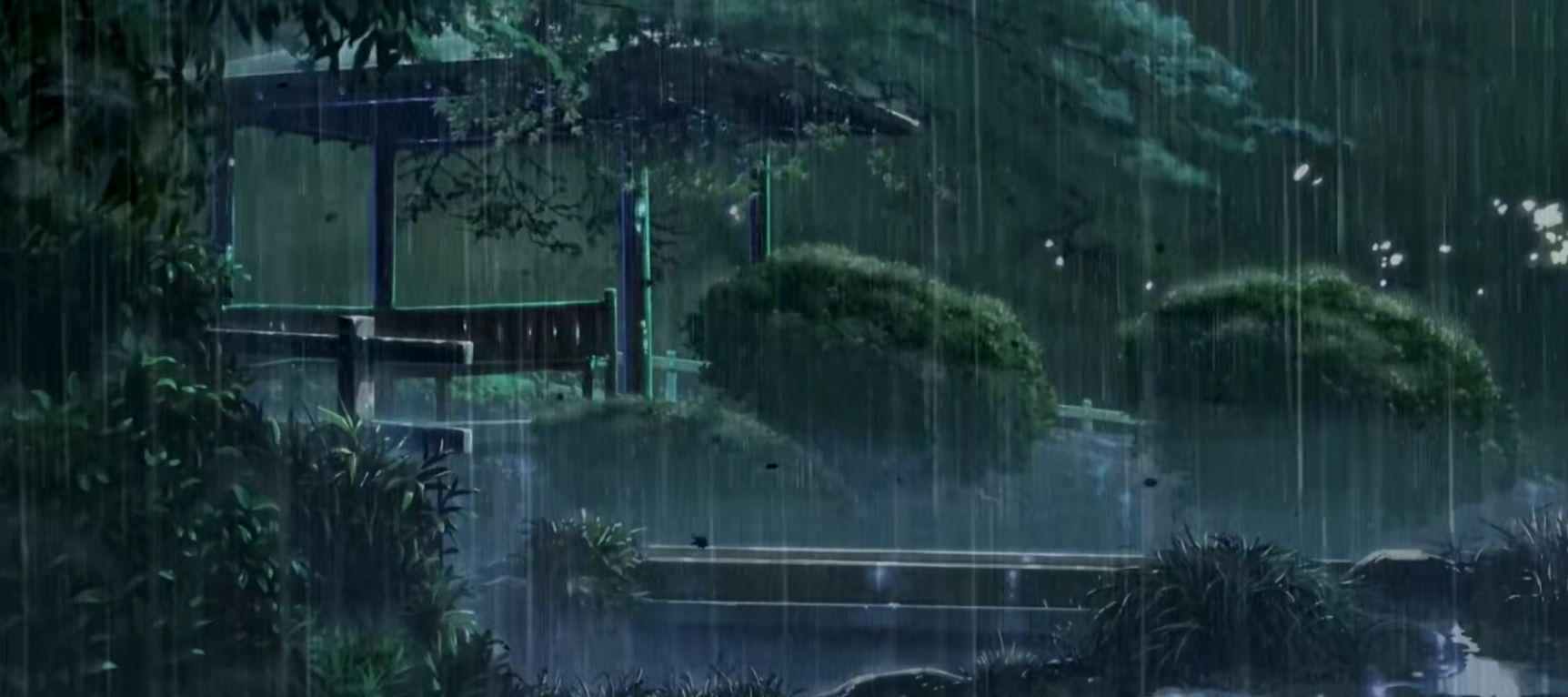 有哪些雨天的动漫电脑壁纸