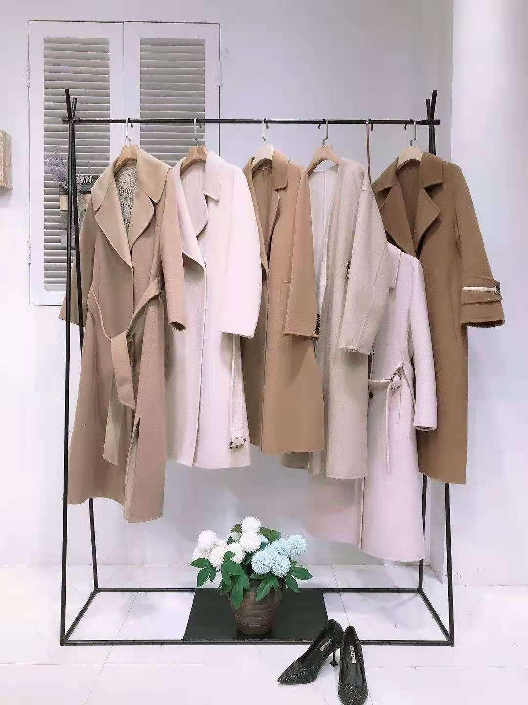 帕瓦尼2020冬装双面羊绒大衣品牌折扣女装双面呢纯手工羊绒缝制尾货