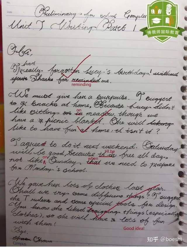 剑桥KET/PET写作只会套模板?写作卓越必看 - 知乎