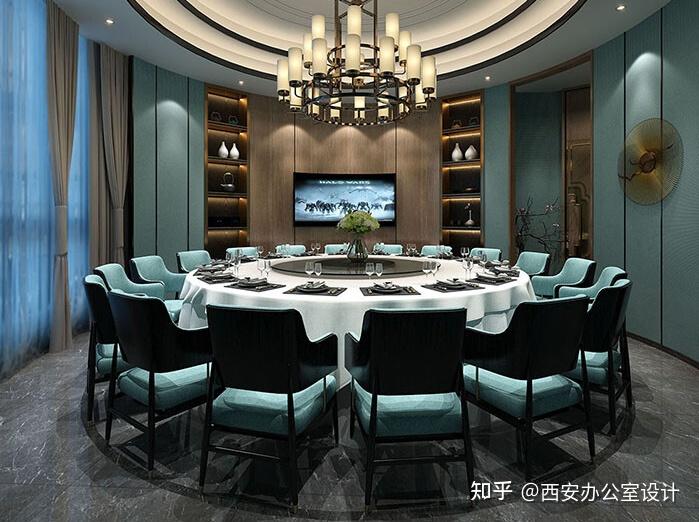 800平米中式餐厅装修设计效果图