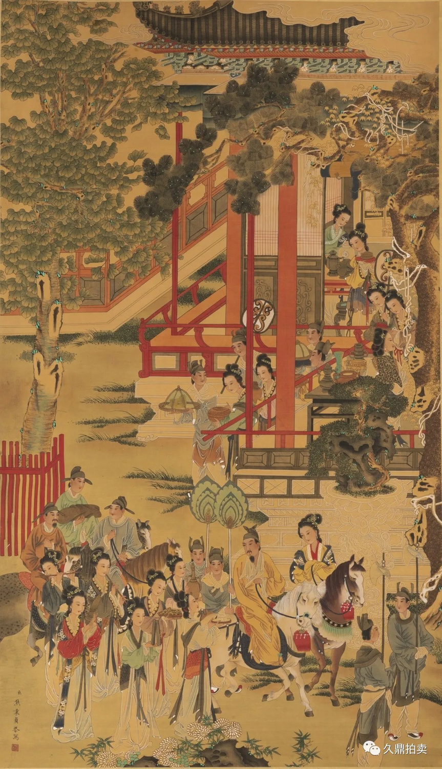【久鼎秋拍藏品赏析】唐明皇出巡图