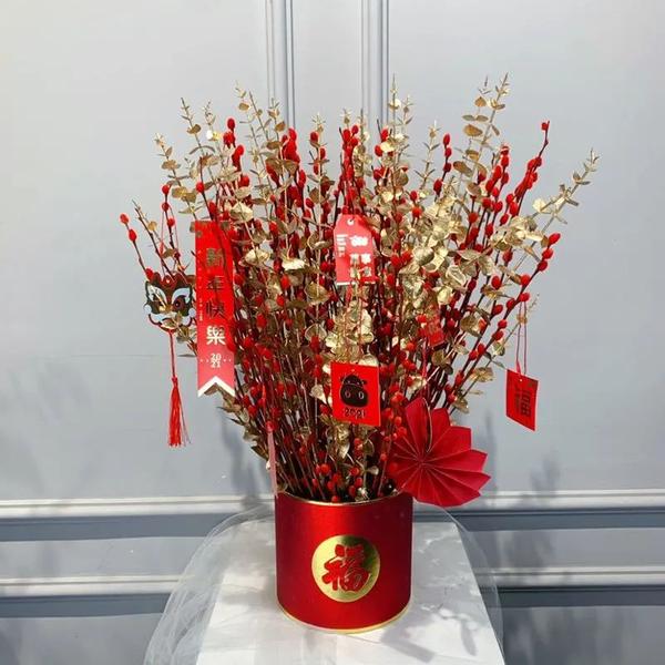 这里有一份红红火火的新年前台花 请查收哦 知乎