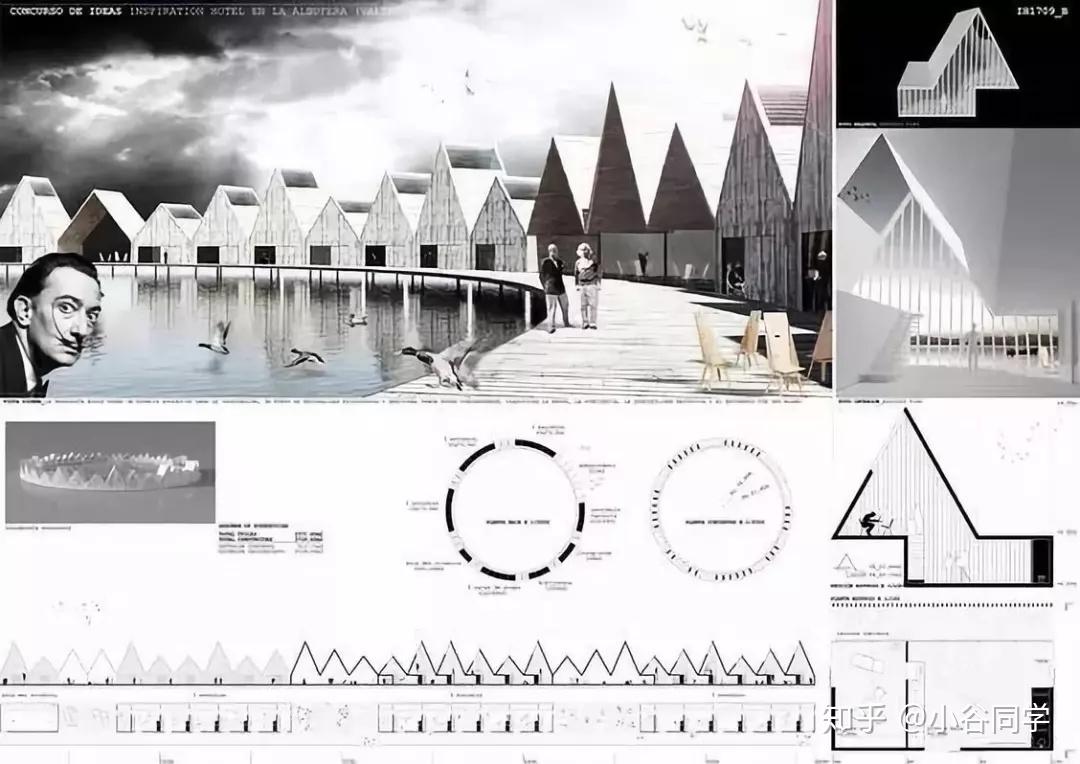 建筑设计100例精选排版,带你速速出图! - 知乎