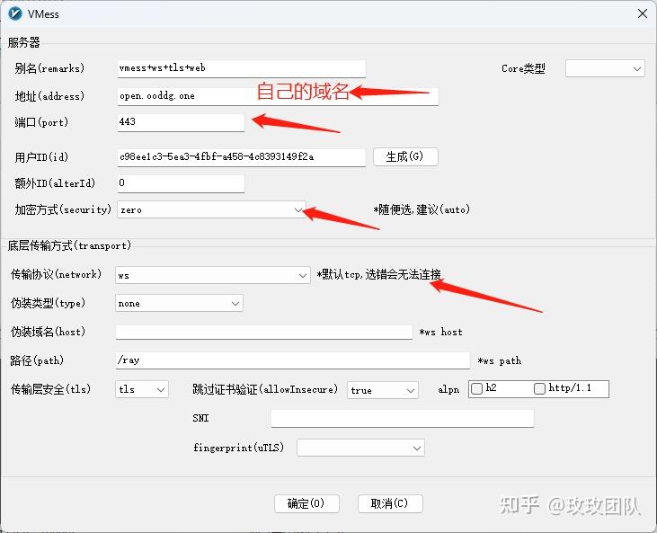  vmess ws tls web windows server2019 