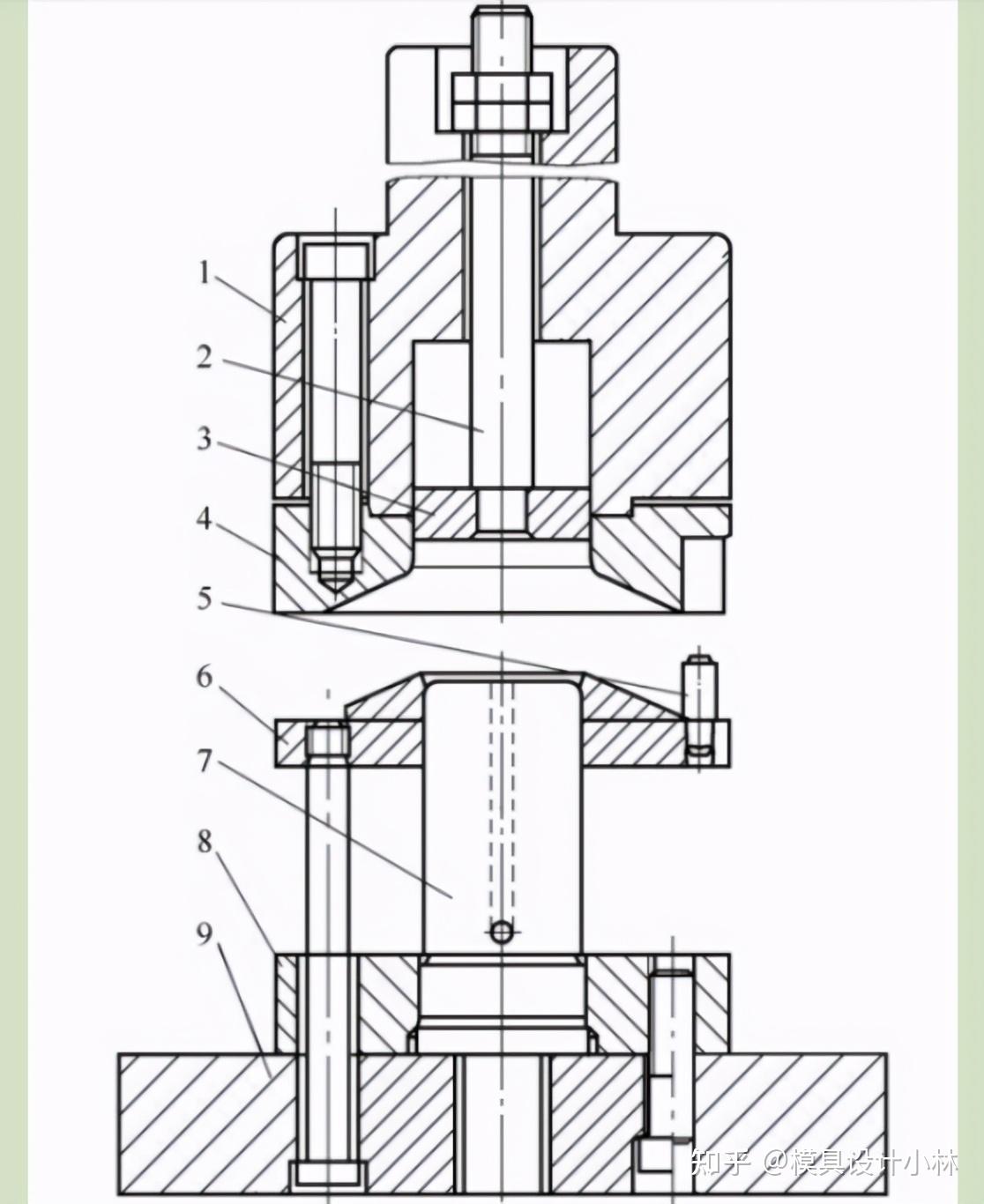 冲压模具图纸高清图片