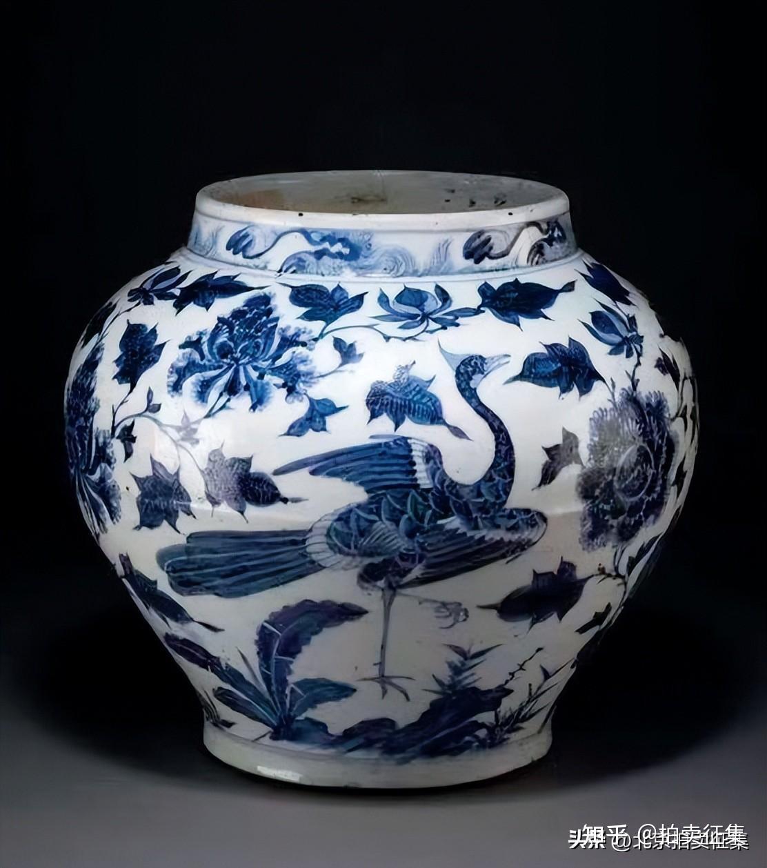 青花鼻祖:至正元青花执壶 高清图文详细介绍 元青花特征 - 知乎
