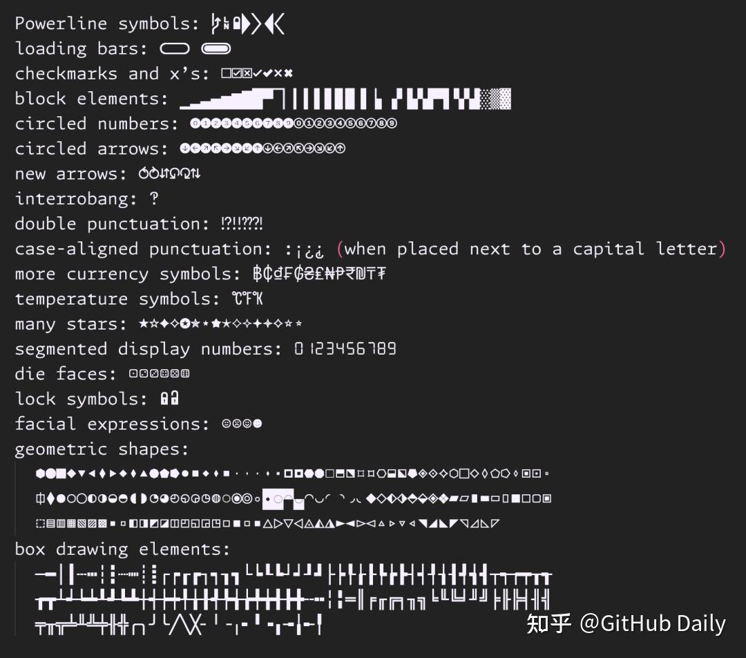 GitHub 专为程序员打造，超好看的编程字体。 - 知乎