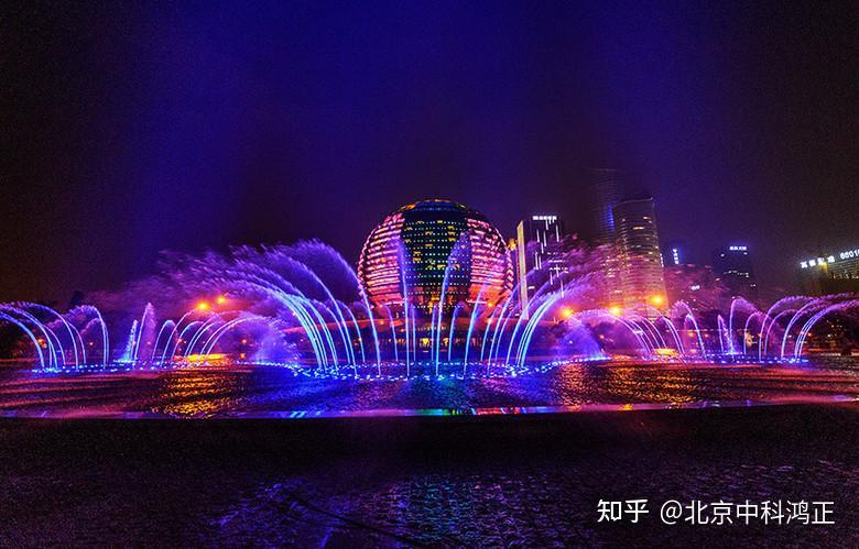 杭州热门打卡地——钱江新城音乐喷泉 - 知乎