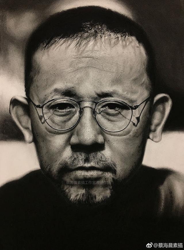 超写实素描姜文老师,喜欢超写实的进来! - 知乎