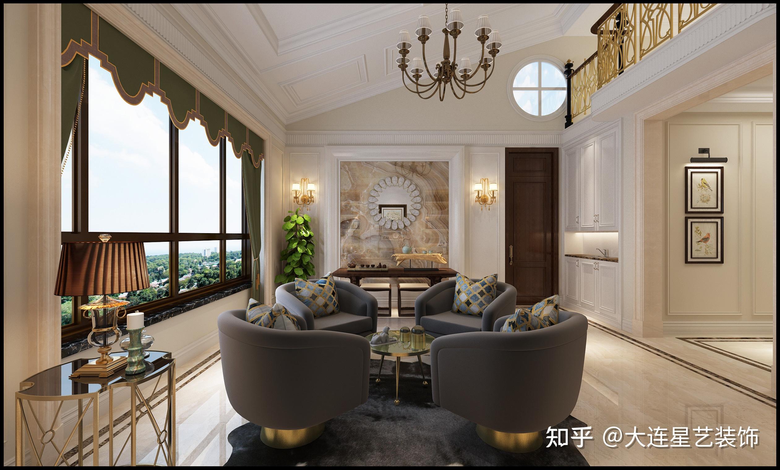 大连别墅装修四个经典装修风格