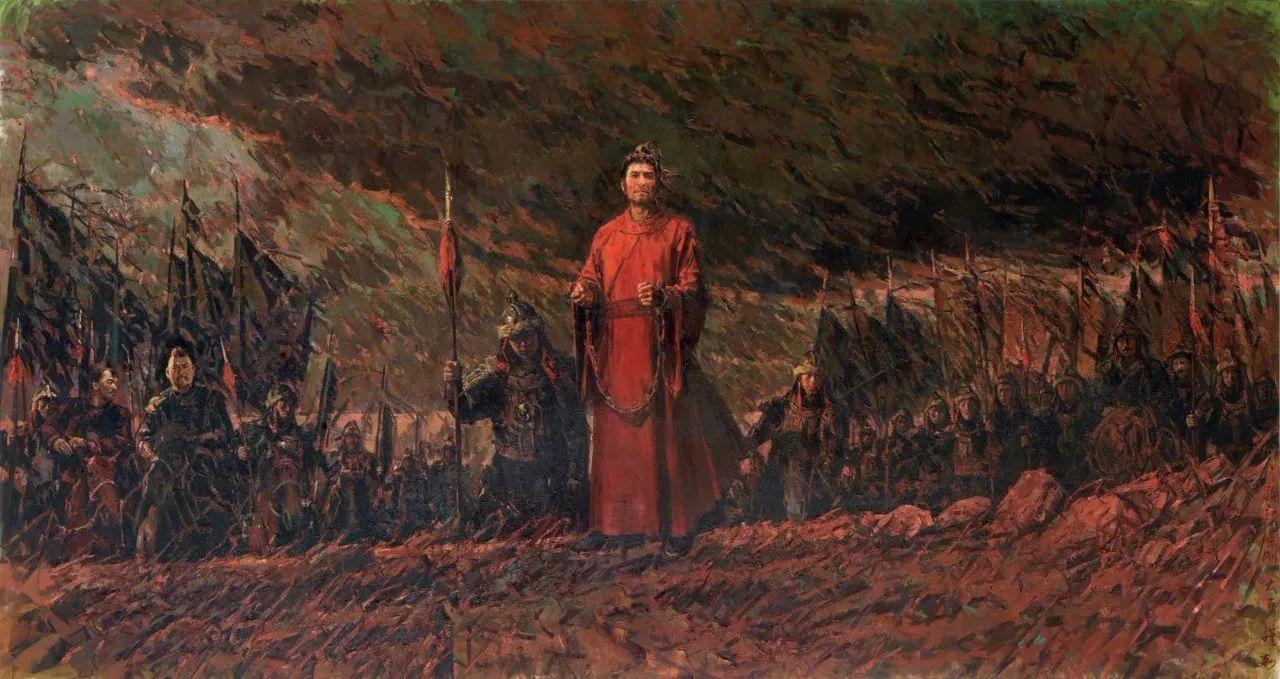 天地悠悠—文天祥过零丁洋写照-许江-邬大勇-孙景刚-油画《正气歌》