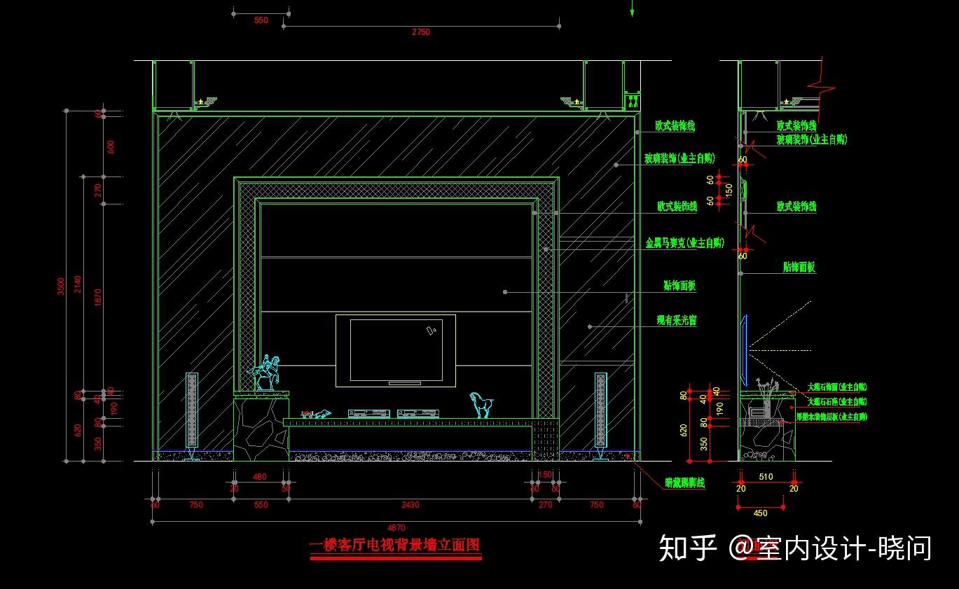 室内设计CAD施工图:全网最全室内设计立面图+CAD立面施工图图库常用款 - 知乎