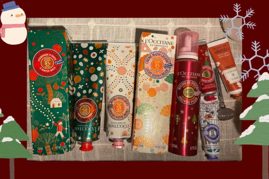 欧舒丹限量礼盒手霜套装