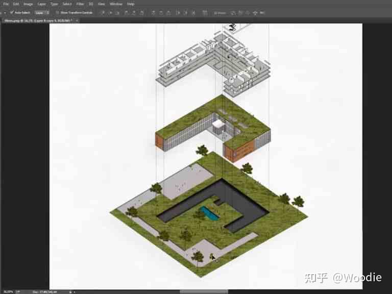 爆炸軸測圖的應用及製作su版