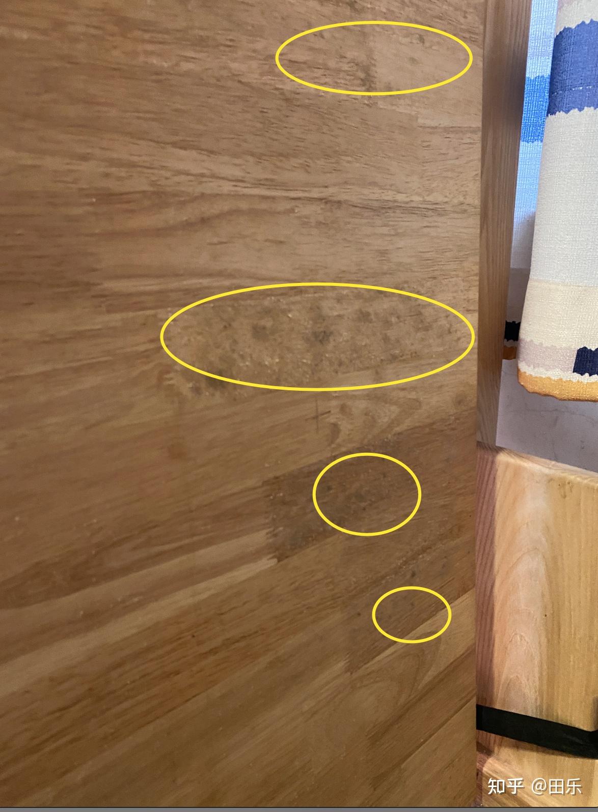 就是采用的稀疏排骨架 实木床板的结构,结果,也就半年多,床板就发霉了