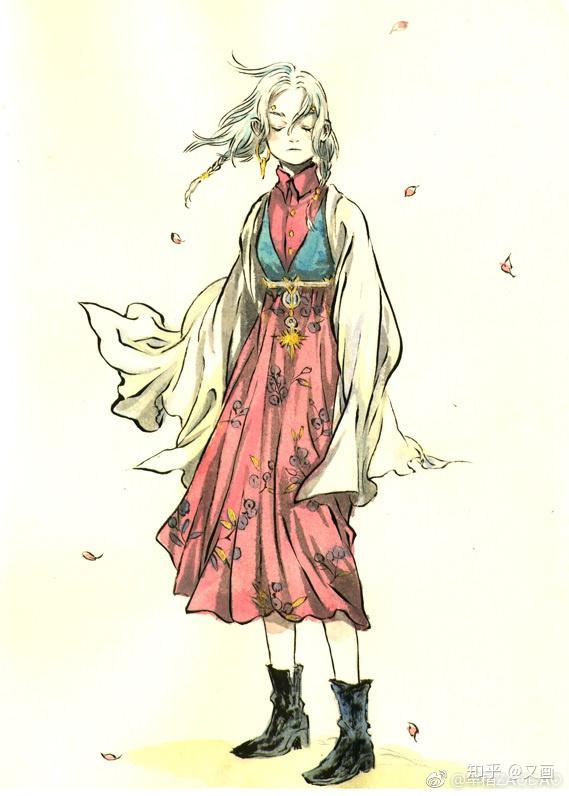 90后天才中国风插画少女早稻