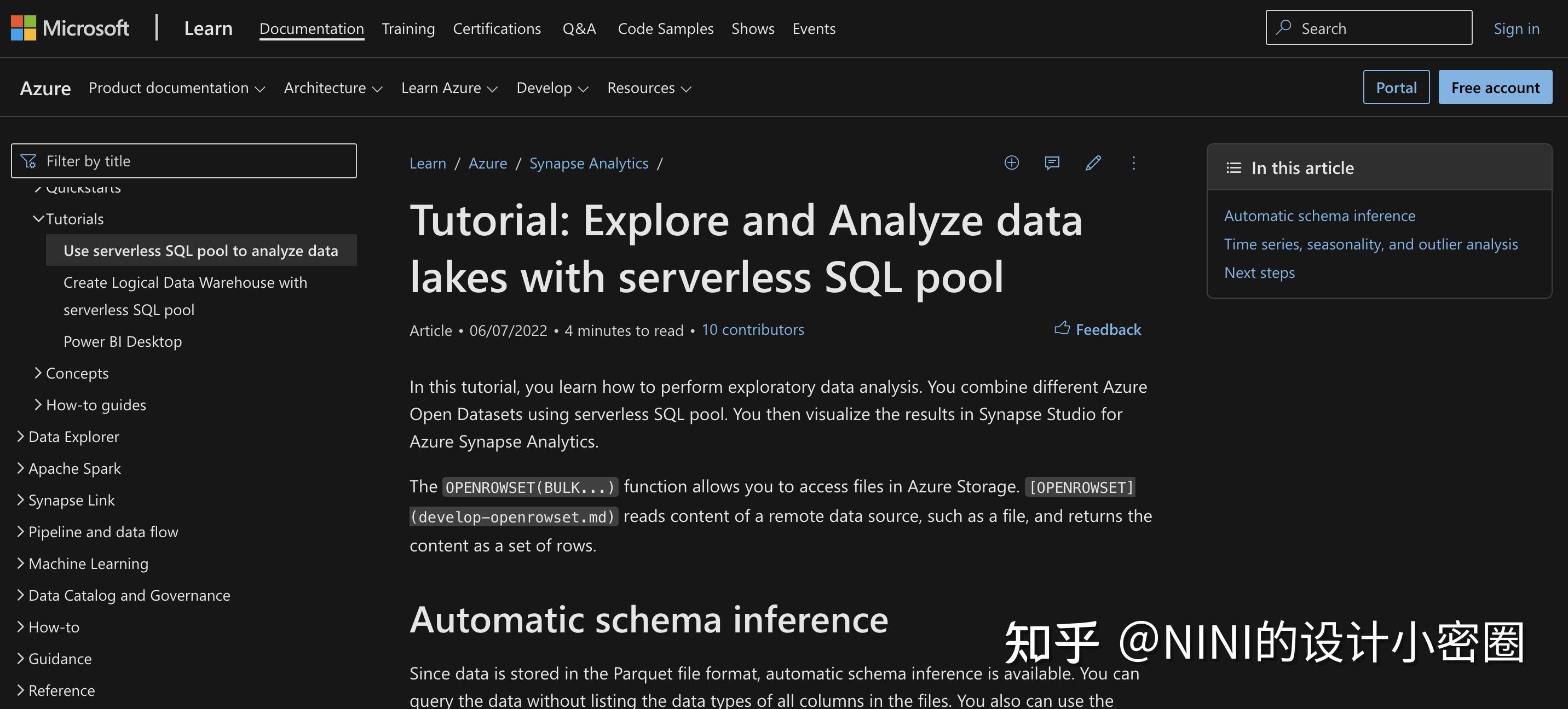  azure synapse analytics 
