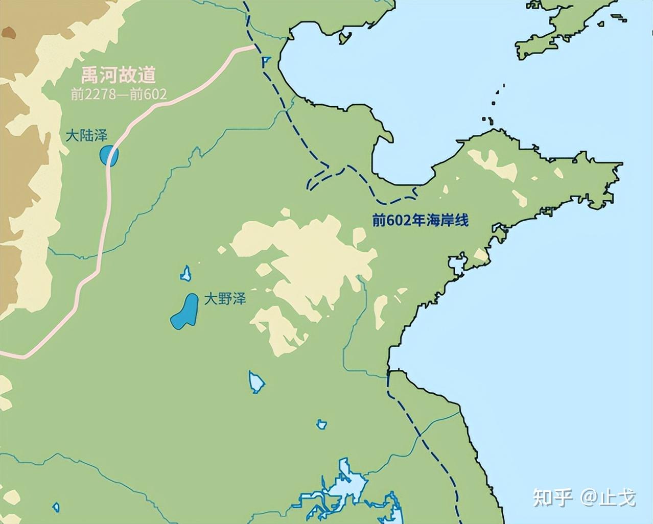 鲧禹治水真实遗迹——在大伾山引河北流的禹河与鯀堤 - 知乎