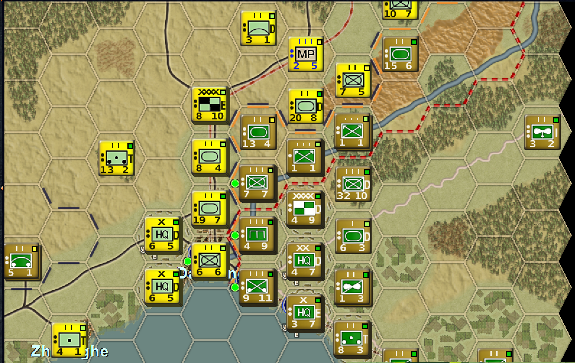 兵棋推演龙与旭日2014新中日甲午战争洁版