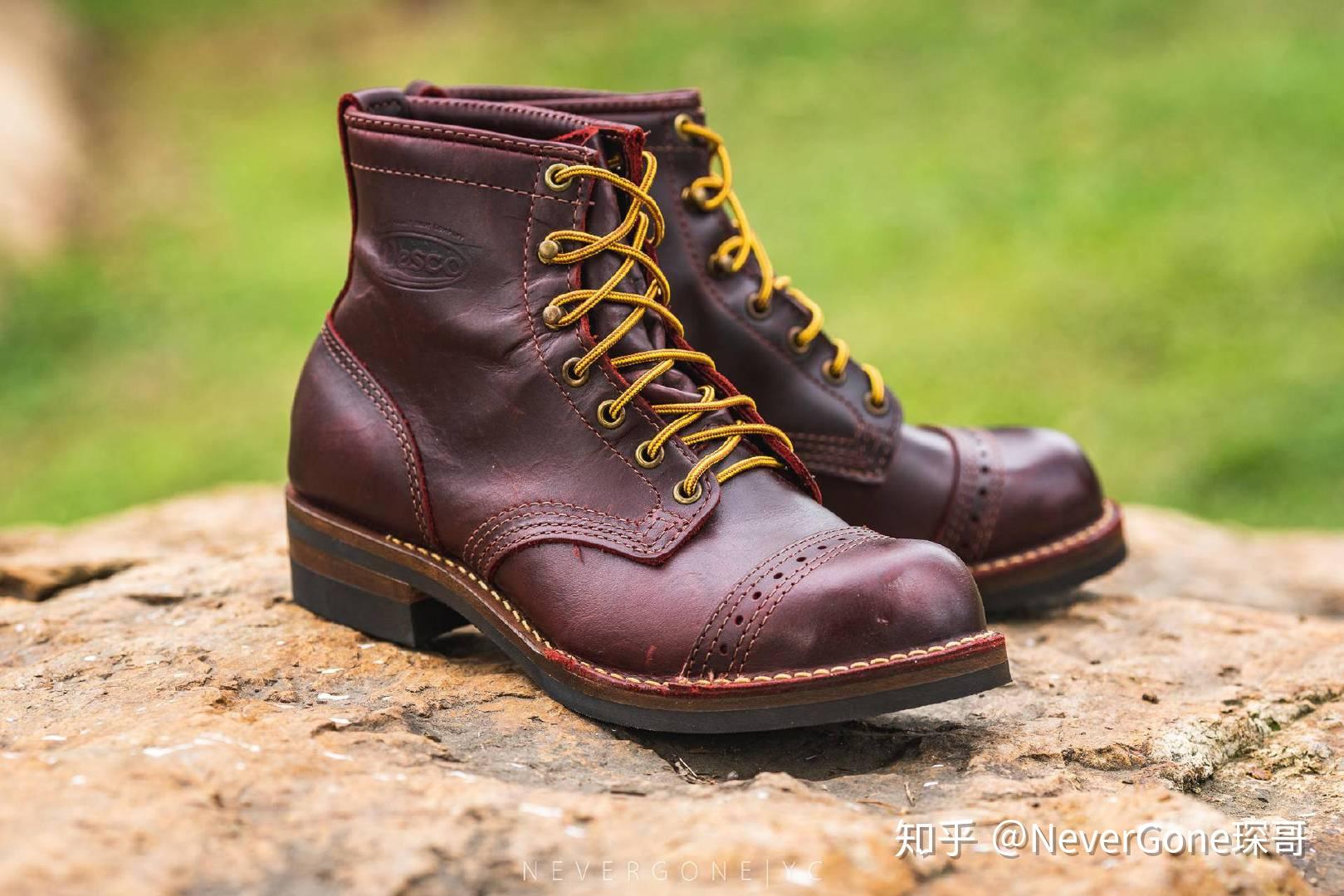 wesco闲扯酒红油皮packer工装靴开箱解析