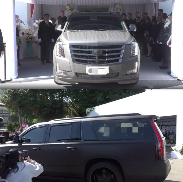 高以翔的棺木由灵车载往二殡准备火化,不少粉丝站在场馆外,看到灵车