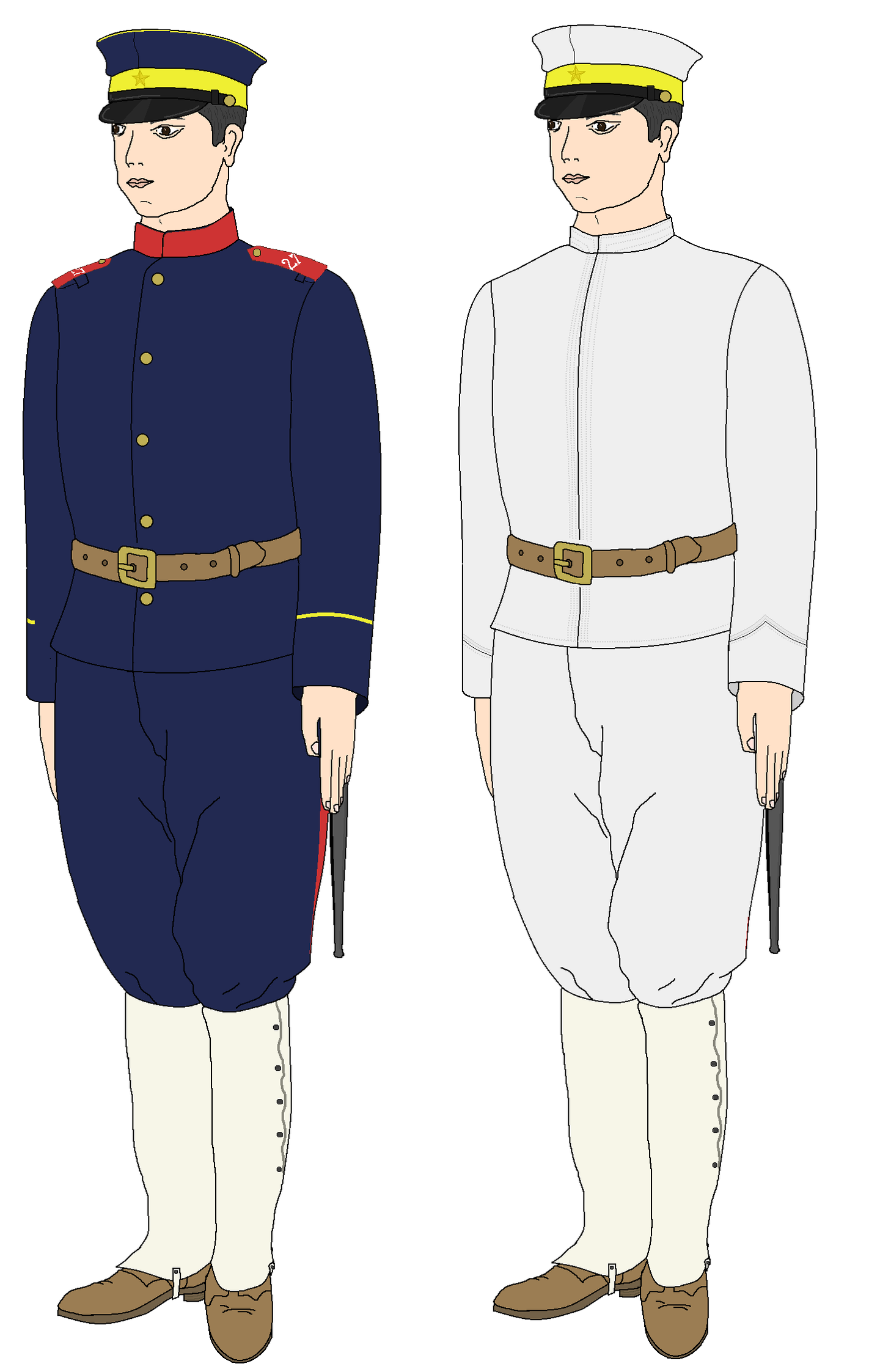 日本陸軍 下士官兵用 夏衣 三式 昭和十九年？製 大号 廣