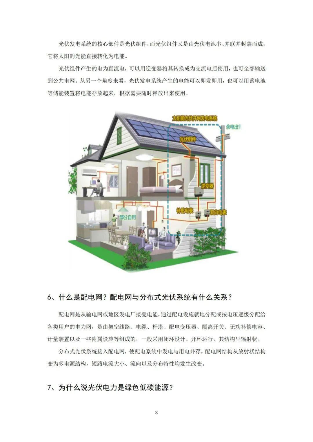 国家能源局发布户用光伏建设运行指南百问百答