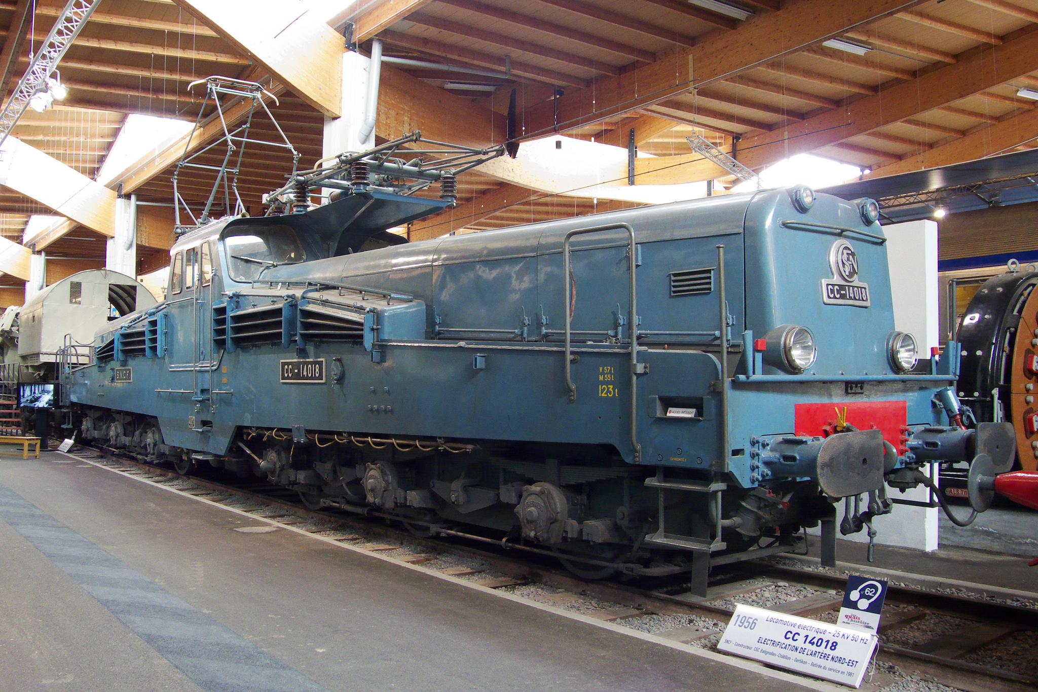 【科普】三相牵引电动机在电力机车上的尝试——法国国营铁路cc 14000