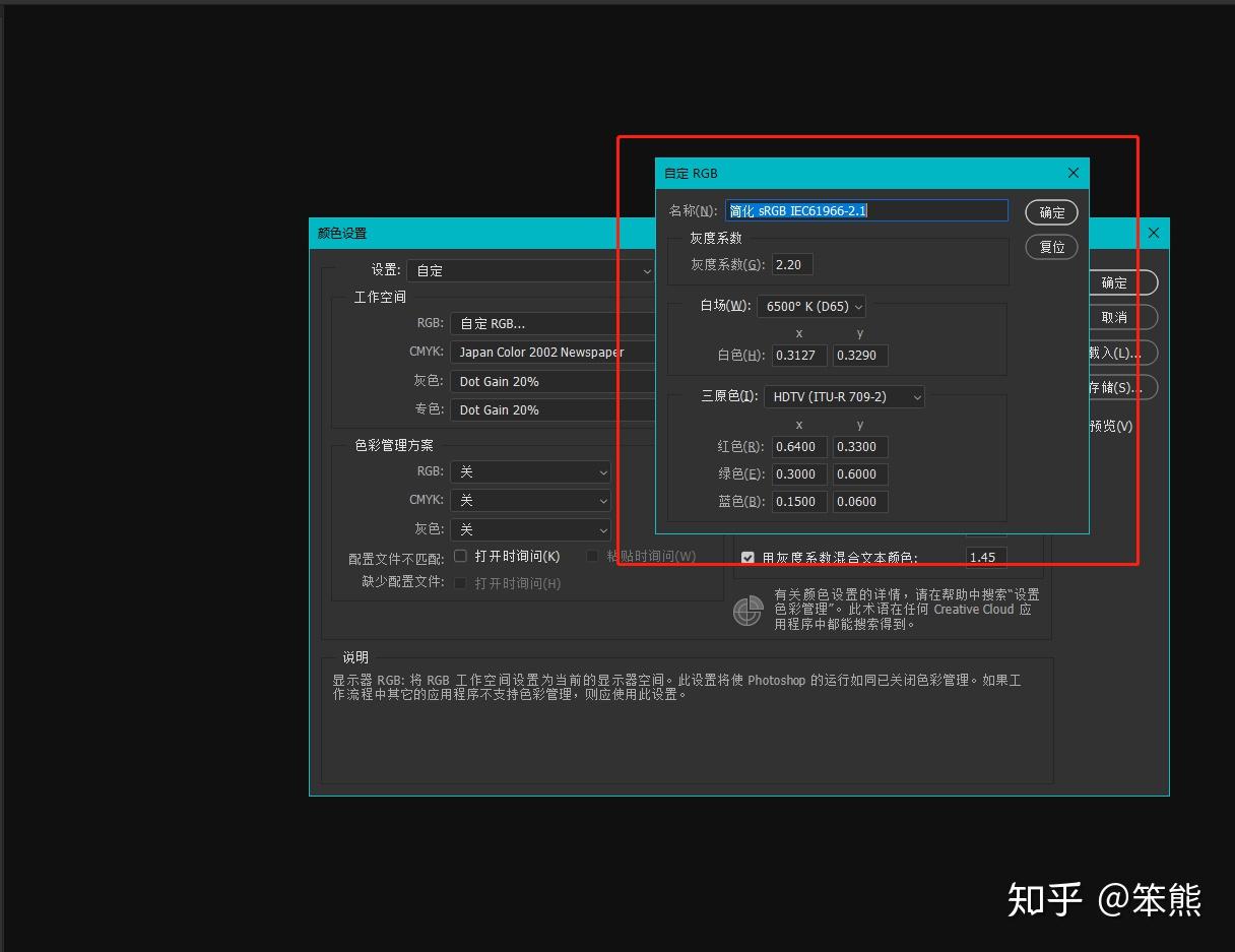 Unity color space is different from Ps - 知乎