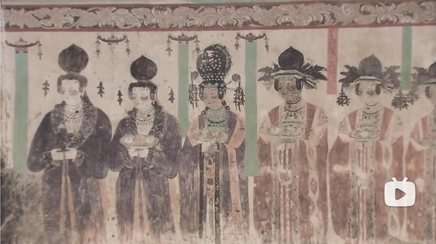敦煌莫高窟61窟-五代-东壁女供养人 - 知乎
