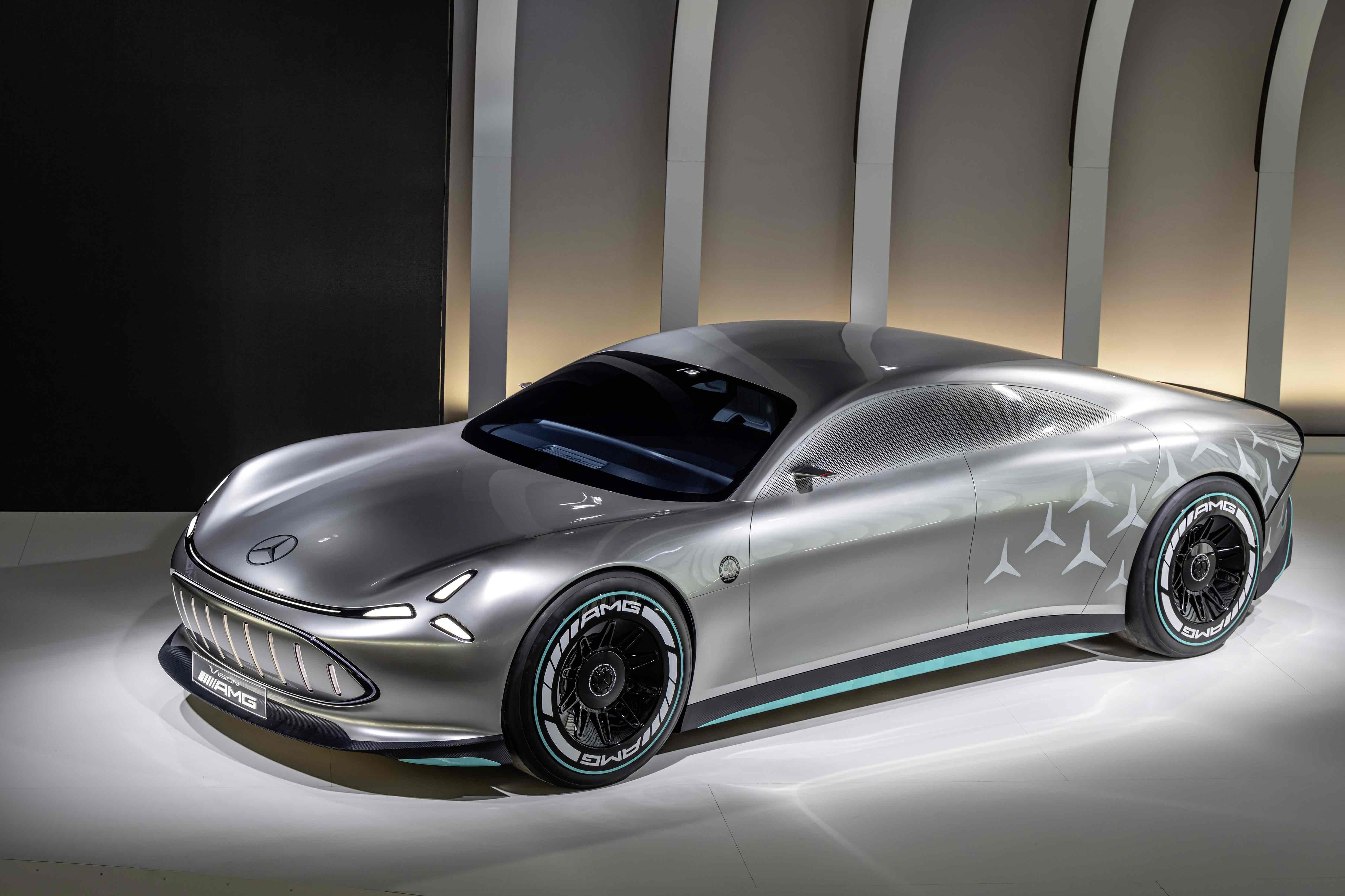 来自2025年的高性能纯电"amg",vision amg概念车全球首发