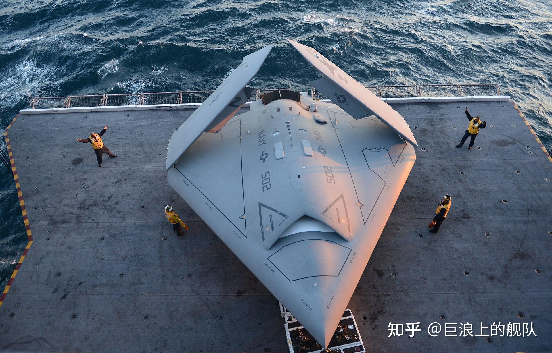 美国x-47b 舰载无人攻击机