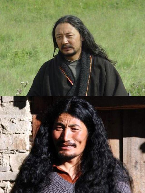 你所不知道的藏族戴黑红头绳的藏族男子