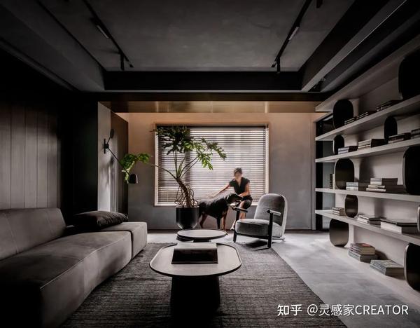 好看的房子 | 简约中性生活空间,融合理性和感性的多元互动格局 - 知乎