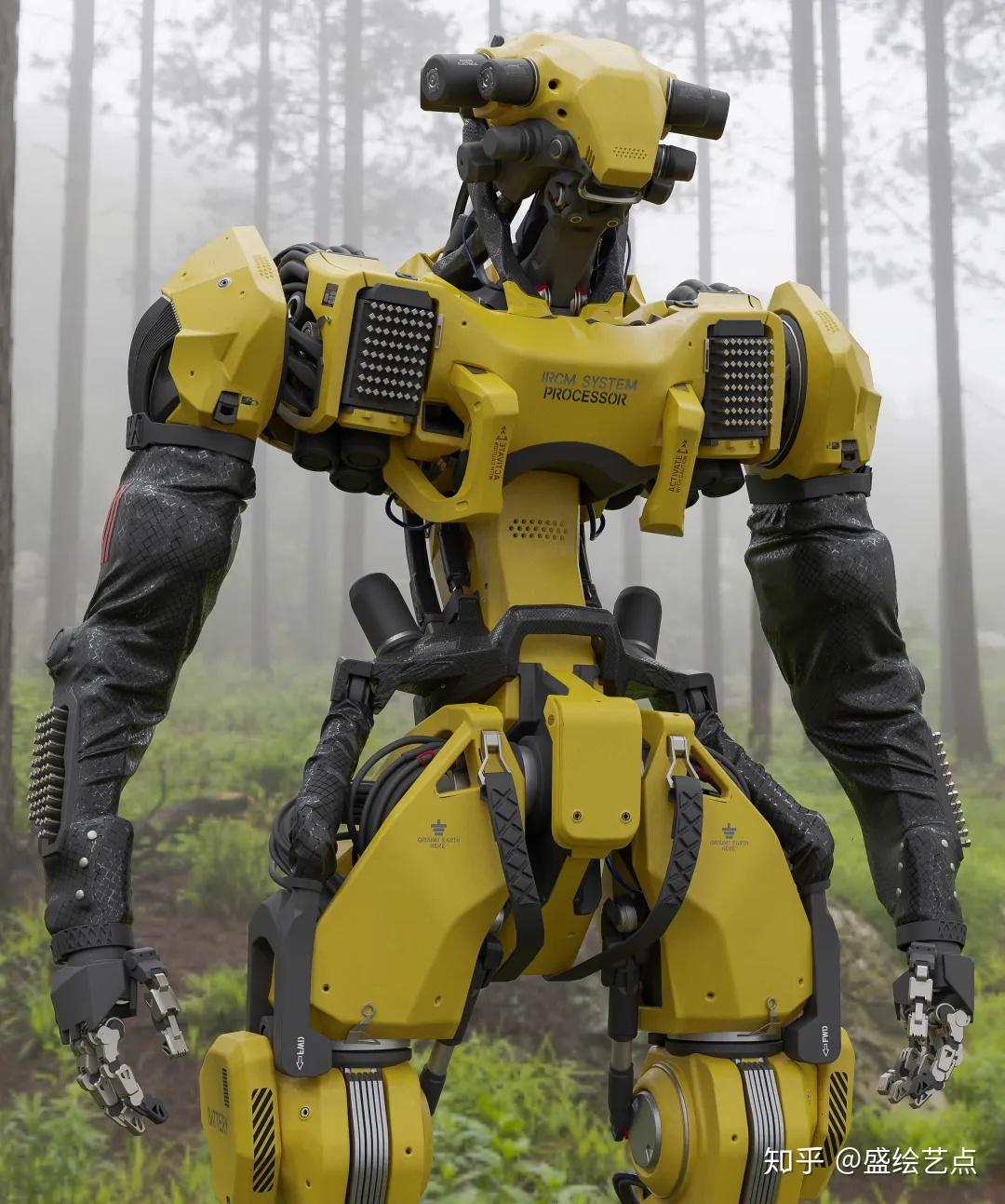 1000 硬表面人型机甲素材分享