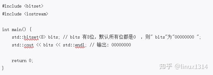 C++ bitset用法 - 知乎