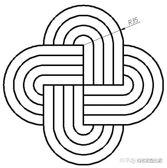常见的50张CAD平面练习图,用来练习UG3D软件的草图绘制 - 知乎