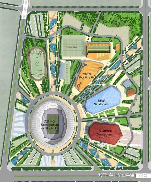 风景园林考研园林景观快题干货景观轴线在快题中的运用